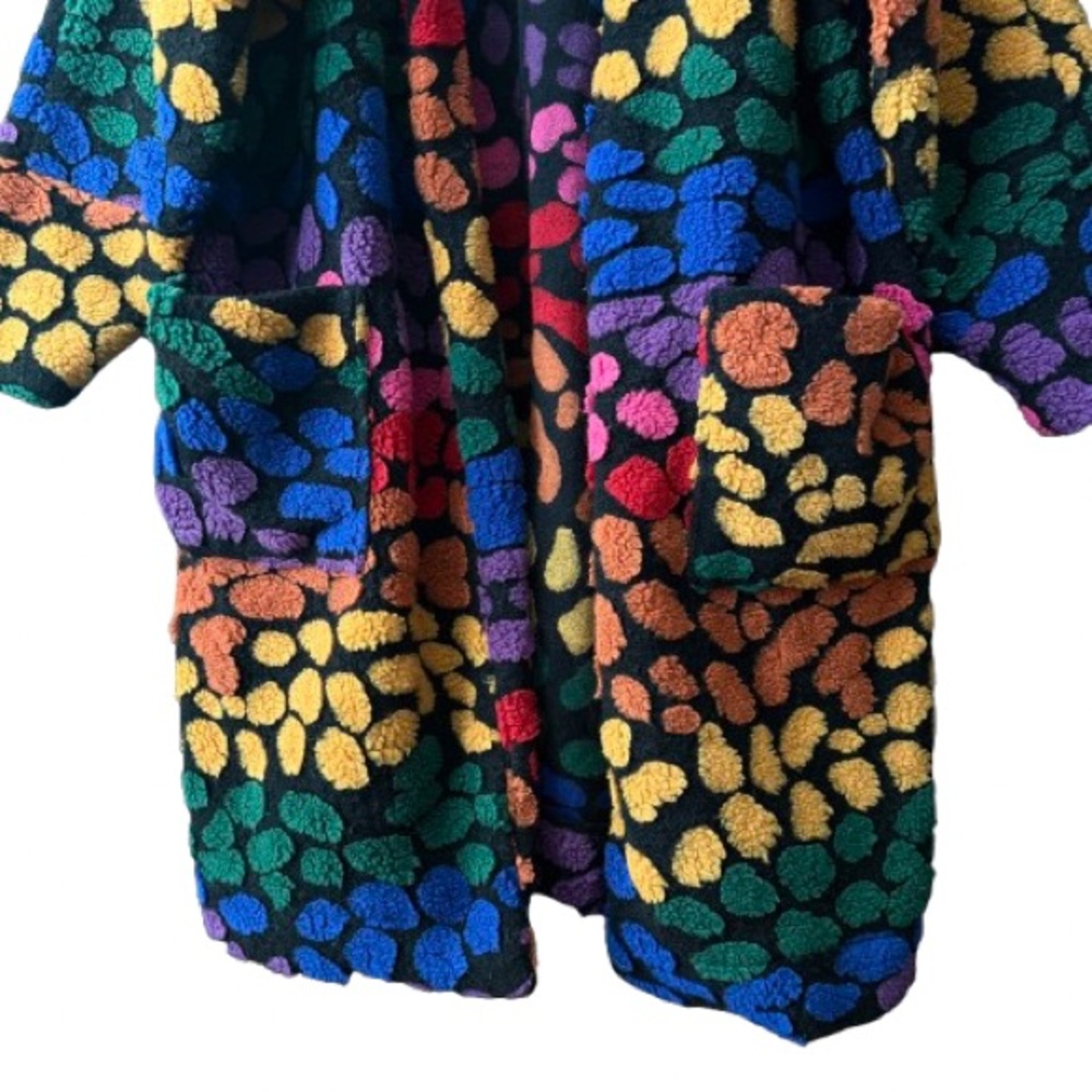 FARM Rio Rainbow Leopard Fleece Cardigan | Size Small - Picture 5 of 5